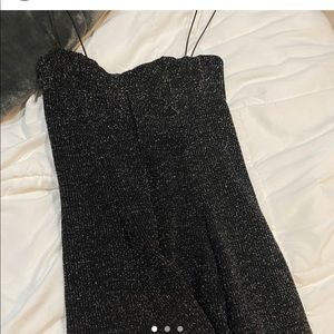 sparkly black romper/dress from urban